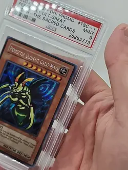 Perfectly Ultimate Great Moth Yu-Gi-Oh! PSA 9 Sacred Promo TSC-001 *CCGHouse* - Image 4