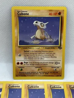 Cubone Jungle 50/64 Pokemon Card Good condition 13 card lot - Image 1