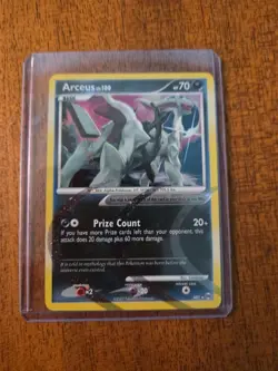 Arceus AR1 Arceus Lv.100 Holo Rare Platinum Pokemon Card 2009 MP and Others - Image 1