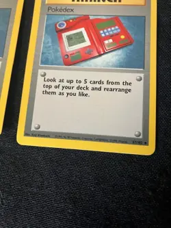 Trainer - Pokedex - Pokemon Base Set TCG Card 87/102 - Lot of 4 - Image 4