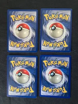 Trainer - Pokedex - Pokemon Base Set TCG Card 87/102 - Lot of 4 - Image 5