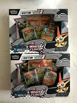 Selling Two Pokemon Trading Card Unova Victini Illustration Collection Box - Image 1