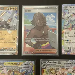 Pokemon 5 Card Lot #3 - Ultra Rares, Full Art, EX, VMAX NM - Image 3