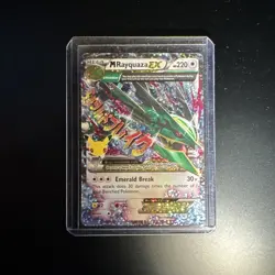 Pokemon TCG M Rayquaza EX Celebrations Classic Collection Holo Ultra Card 76/108 - Image 1