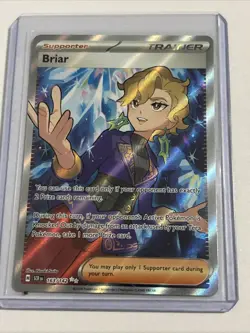 Pokemon TCG Briar Ultra Rare Card 163/142 Stellar Crown NM/M Condition - Image 1