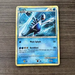 Lugia HGSS02 Promo Holo 2010 Pokemon Card Black Star LP Lightly Played - Image 1