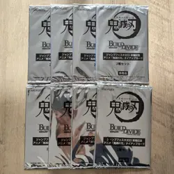 Demon Slayer: Kimetsu No Yaiba Build Divide Tie-Up Card Novelty 8 Set - Image 1