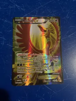 Pokemon TCG Ho-Oh EX Full Art 121/122 Rare Ultra XY Breakpoint Holo Card 2016 NM - Image 1