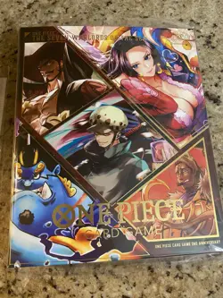 One Piece Cards Seven Warlords 2nd Anniversary Card Binder Sealed US Seller NM - Image 1