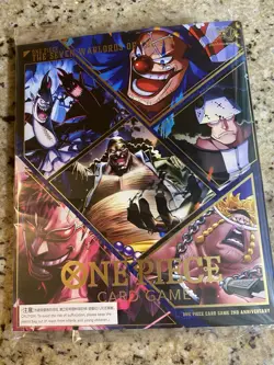 One Piece Cards Seven Warlords 2nd Anniversary Card Binder Sealed US Seller NM - Image 2