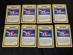 Trainer - Poke Ball - Pokemon Jungle TCG Card 64/64 - Lot of 8 - Image 3