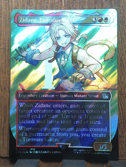 MTG💕 Zidane, Tantalus Thief (Borderless Surge Foil) Final Fantasy NEAR MINT.😍. - Image 1