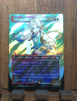 MTG💕 Zidane, Tantalus Thief (Borderless Surge Foil) Final Fantasy NEAR MINT.😍. - Image 2