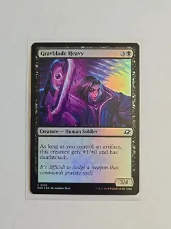 Gravblade Heavy (Foil) - Edge of Eternities - NM - MTG Magic - Common - Creature - Image 1