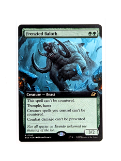 Frenzied Baloth R 0342 Extended Art REGULAR MTG Edge Of Eternities EOE EN NM/M - Image 1