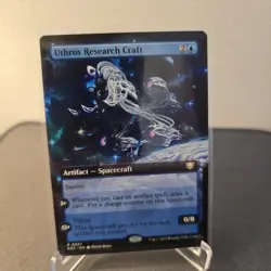 MTG Uthros Research Craft 27 Extended Art Regular Rare Edge of Eternities EOC - Image 1