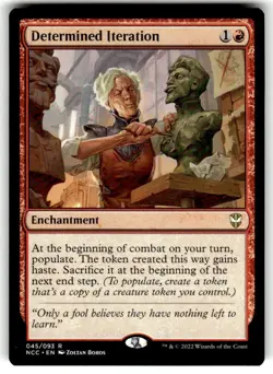 Determined Iteration Commander: Streets of New Capenna Regular MTG NM - Image 1