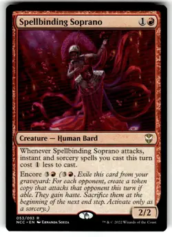 Spellbinding Soprano Commander: Streets of New Capenna Regular MTG NM - Image 1