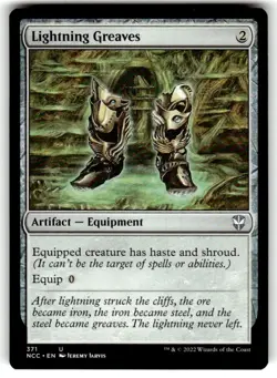 Lightning Greaves Commander: Streets of New Capenna Regular MTG NM - Image 1