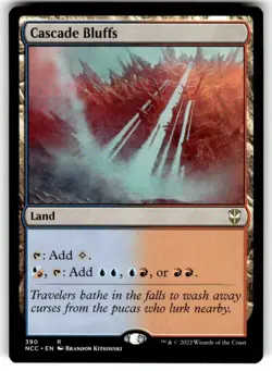 Cascade Bluffs Commander: Streets of New Capenna Regular MTG - Image 1