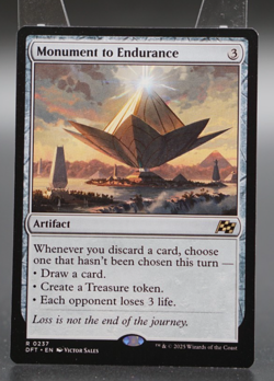 Magic The Gathering MTG Monument to Endurance Aetherdrift 237 Regular - Image 1