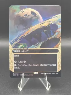 MTG Strip Mine (0040) (Borderless) Edge of Eternities: Stellar Sights Foil - Image 1