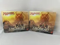 Two MTG Magic: The Gathering Amonkhet Bundle Boxes New Sealed 20 Booster Packs 630509497010 - Image 1