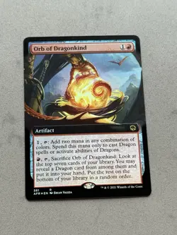 Orb of Dragonkind 381 FOIL Extended Art MTG Adventures Forgotten Realms AFR - NM - Image 3
