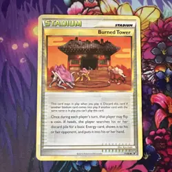 Pokemon Card - Burned Tower 71/90 - HGSS Undaunted - LP - Image 1
