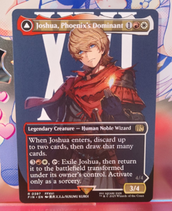 Joshua, Phoenix's Dominant - Borderless - Final Fantasy MTG - Near Mint - Image 1