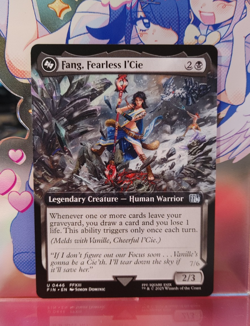 Fang, Fearless l'Cie - Extended Art - Final Fantasy (FIN) - Near Mint - MTG - Image 1