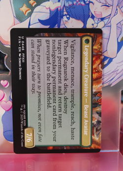 Fang, Fearless l'Cie - Extended Art - Final Fantasy (FIN) - Near Mint - MTG - Image 2