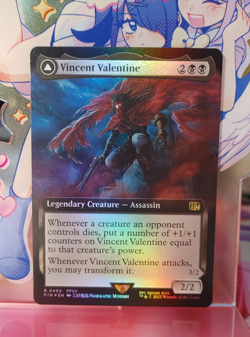 Vincent Valentine - Extended Art Foil - Final Fantasy MTG - NM - Image 1
