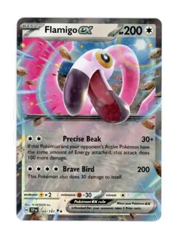 Flamingo Ex 160/191 Double Rare Holo Pokemon TCG Surging Sparks Card -NM - Image 1