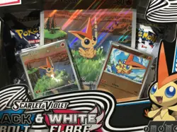 Pokemon Black Bolt/White Flare Unova SV10.5 Victini Illustration Collection New - Image 1