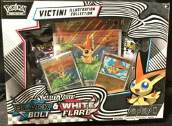 Pokemon Black Bolt/White Flare Unova SV10.5 Victini Illustration Collection New - Image 4