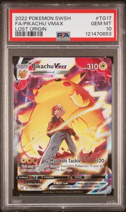 Pikachu Vmax #TG17 2022 Pokemon Sword & Shield Lost Origin PSA 10 a - Image 1