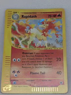 Rapidash 026/165 Expedition Base Set Holo Rare Pokemon TCG Nintendo MP - Image 3