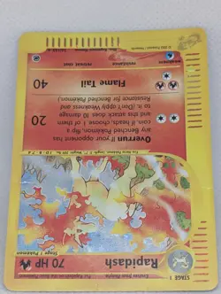Rapidash 026/165 Expedition Base Set Holo Rare Pokemon TCG Nintendo MP - Image 4