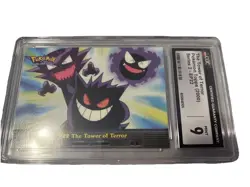 2000 Pokemon Topps TV Animation Series 2 The Tower of Terror #EP22 Foil CGC 8.5 - Image 3
