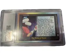 2000 Pokemon Topps TV Animation Series 2 The Tower of Terror #EP22 Foil CGC 8.5 - Image 4