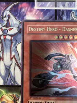 Yugioh - Destiny Hero - Dasher - POTD-EN017 - Ultimate Rare - 1st Edition - Image 3