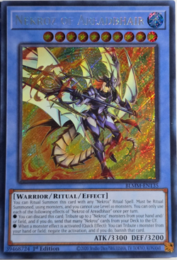 Yugioh Nekroz of Areadbhair BLMM-EN135 Secret Rare 1st Edition - Image 1