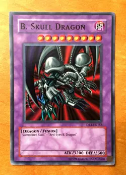 Yugioh B. Skull Dragon DB1-EN153 Super Rare Holo Unlimited - LP-NM - Image 1