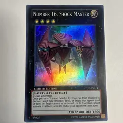 Near Mint Yugioh Number 16: Shock Master CT09-EN014 Super Rare Limited Edition - Image 1