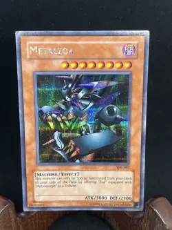 Yugioh Metalzoa Secret Rare Holo TFK-002 LP - Image 1