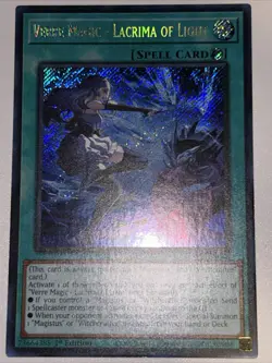 Yugioh! Verre Magic - Lacrima of Light - BLMM-EN046 - Secret Rare - 1st Edition - Image 1