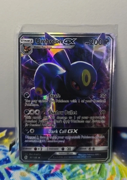 Umbreon GX 80/149 Sun & Moon Base Set Ultra Rare Pokemon TCG Card Near Mint NM - Image 1