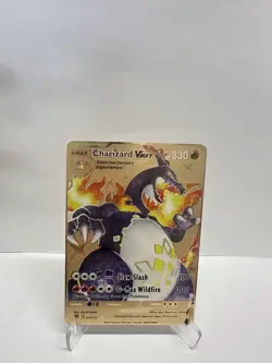 Charizard VMAX HP330 Metal POKEMON Card-Collectible Gift Display！ - Image 1
