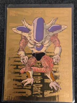 Frieza G10 Gold Foil Vintage Card JPP/AMADA 1999 Funimation Dragon Ball Z MP - Image 1